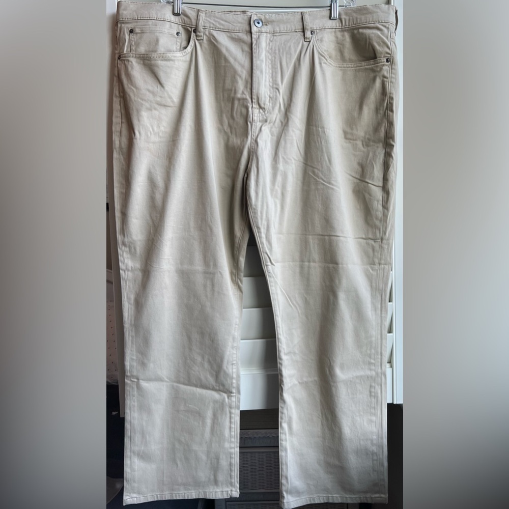 JOSEPH ABBOUD - NEW Without Tags - 46X30 Men's Tan Pants Classic Fit